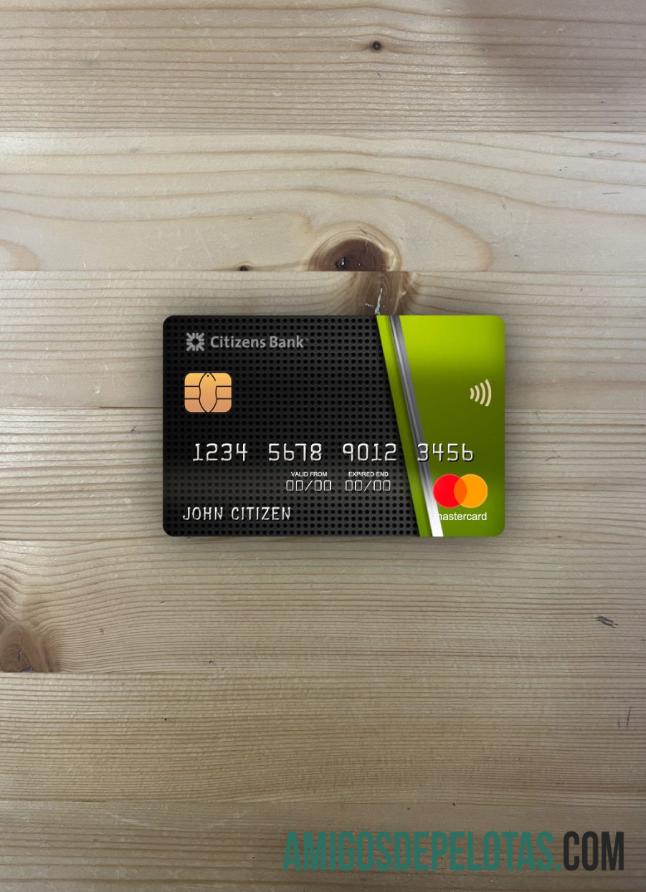 Frente Photolook do USA Citizens Bank Mastercard baixar para verificação